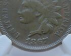 1867/67 Indian Head Cent FS-301 - NGC VF Details - Cleaned - F#5002