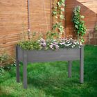 Raised Garden Bed with Legs, Elevated Wooden Planter Box for Outdoor Plants