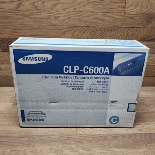 Samsung Toner CLP-C600A Cyan CLP-600 CLP-650 SEALED