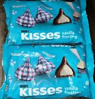 Hershey's Kisses ~ Vanilla Frosting Milk Chocolate Candy 9 oz, 9/2024 ~ 2 Bags