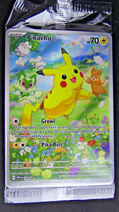 NM Pokemon Pikachu SVP 088 Black Star Promo Card Sealed Paldea Adventure Chest