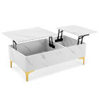 New Modern Lift Top Coffee Table Rectangular Cocktail Table with Hidden Storage