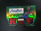 2007-08 Topps Triple Threads Moses Malone 1/1 Green Auto Triple Patch Autograph