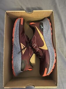 Size 11 - Nike Pegasus Trail 3 Dark Beetroot, Pre Owned With Box, No Lid