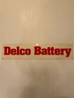 Original Vintage Delco Battery Sticker -9.5x2” (8L)