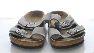 03-34   $140 Men's Sz 45 M Birkenstock Arizona Leather Soft Footbed Sandal
