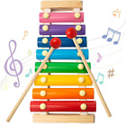 MCPINKY Xylophone for Kids, Xylophone Musical Toy with Child Safe Mallets Toy