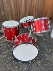 Ludwig 1965 Red Sparkle Super Beat 20,13,16  Matching Pioneer 14x5