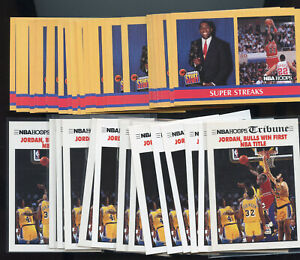 42 LOT 1990-91 NBA HOOPS MICHAEL JORDAN MAGIC JOHNSON CARD 90 LEGENDS