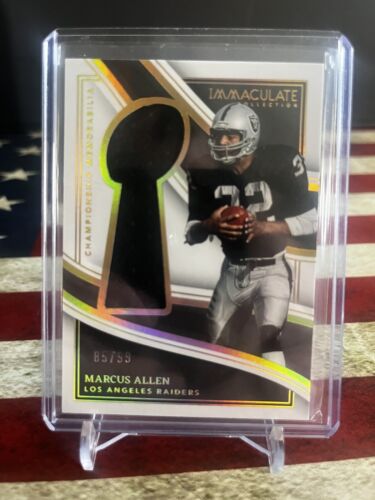 New Listing2023 Immaculate Collection Marcus Allen Championship Memorabilia 85/99 🔥🔥