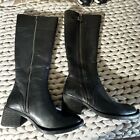 Born Leather Double Zipper Leather Boots Size 8