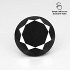 2.15 CT Top Class 100% Natural  VS Clarity Jet Black Diamond Round From Africa