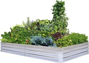 Galvanized Raised Garden Beds for Vegetables Large Metal Planter Box Steel Kit