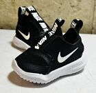 Nike Flex Runner Slip On Toddler Baby 2C Black Athletic Shoe Sneakers AT4662