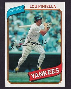 1980 TOPPS BASEBALL - YOU PICK #'S 1 - #200 NMMT + FREE FAST SHIPPING!!