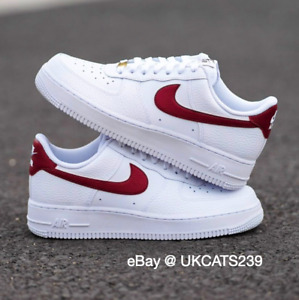 Nike Air Force 1 '07 Shoes White Team Red CZ0326-100 Men's Multi Size NEW