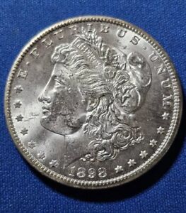 1898 O Morgan Silver Dollar $1 Choice/Gem Bu