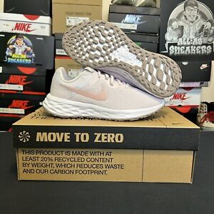 Women Nike Revolution 6 NN Running Shoes Light Violet/Champagne White DC3729 500