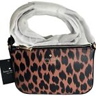 New Kate Spade Schuyler Small Crossbody Leopard Spotted Animal Print w/ Gift Bag