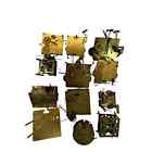 Large Lot of Brass Clock Mechanisms Gears Movement West Germany PARTS REPAIR