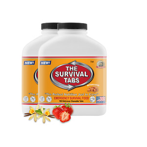 Survival Tabs for Combat Mre Meal 30-Day Food Supply - Ration, Gluten-Free
