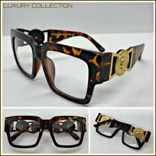 CLASSIC RETRO HIP HOP Style Clear Lens EYE GLASSES Large Thick Tortoise Frame