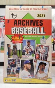 2021 Tpps Archives Sealed Hobby Box 24 Packs 2 Autos