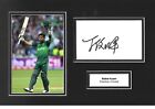 Babar Azam Signed 12x8 Photo Display Pakistan Cricket Autograph Memorabilia COA