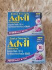 (2) Advil Junior Strength Chewable Ibuprofen 100mg Grape Tablets 24 Ct ea 2/26