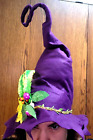 witch or elf Halloween hat, wizard, gnome cap, fairy hood