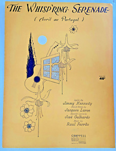 Vintage Sheet Music-1952-The Whisp'ring Serenade-Avril au Portugal-Ukulele-Song