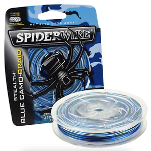 Berkley Spiderwire Stealth Braided Line (Multiple Sizes/Lengths/Blue Camo)