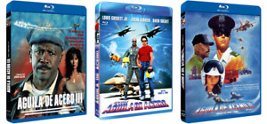 IRON EAGLE 1-3 Three Movie Bundle Blu-Ray NEW (Spanish Package/English Audio)
