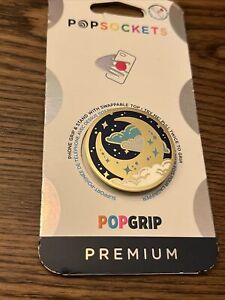 PopSockets PopGrip Premium Phone Grip & Stand Enamel Fly Me To The Moon Swap Top