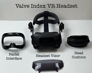 VR Valve Index Headset with accessories (No cables) Works Great / Clean Lenses