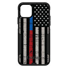 OtterBox Commuter for Apple iPhone (Pick Model) Thin Blue Line Red Line US Flag