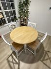 dinner table and 4 chairs wooden