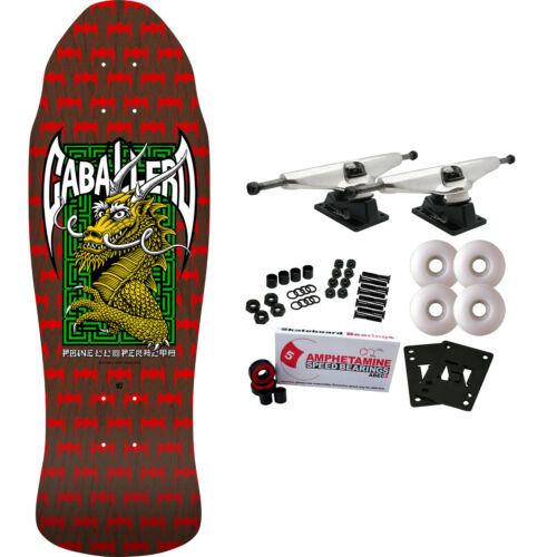Powell Peralta Skateboard Complete Caballero Street Red/Brown Old School Reissue