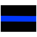 THIN BLUE LINE Made iin USA POLICE OFFICER 3M VINYL DECAL STICKER CAR TRUCK yeti