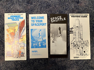Four Vintage Kennedy Space Center Brochures