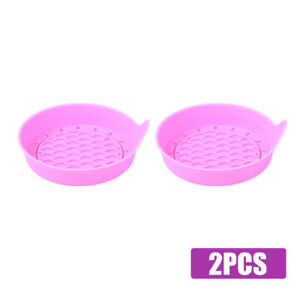 2PCS Universal Cup Holder Anti-Slip Insert Coaster Pad Car Interior Accessories