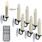 6pcs Flameless Candles - White Christmas Candles Window Candles -Led Flickeri...