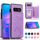 Case For Samsung Galaxy S10 S9 S8 Plus S7 Magnetic Leather Wallet Phone Cover