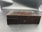 New ListingAntique Wooden box with game pieces