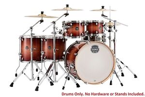 Mapex Armory Redwood Burst Studioease 22/10/12/14/16/14x5.5 Shell Pack 6pc Drums