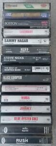 Cassette Tape Lot with Case