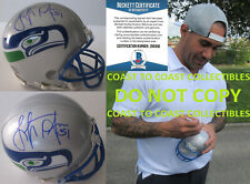 New ListingLofa Tatupu autographed Seattle Seahawks mini football helmet COA proof Beckett