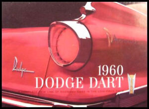 New Listing1960 Dodge Dart Prestige Sales Brochure HUGE