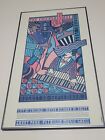 Vtg The Chicago Jazz Festival 1989 Framed Poster By Artist Maria Stroster Rare!
