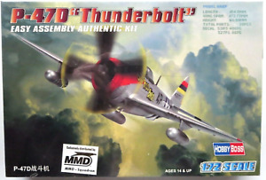 HobbyBoss 80257 REPUBLIC P-47D-25-RE Thunderbolt Bubble Canopy Model Kit 1:72